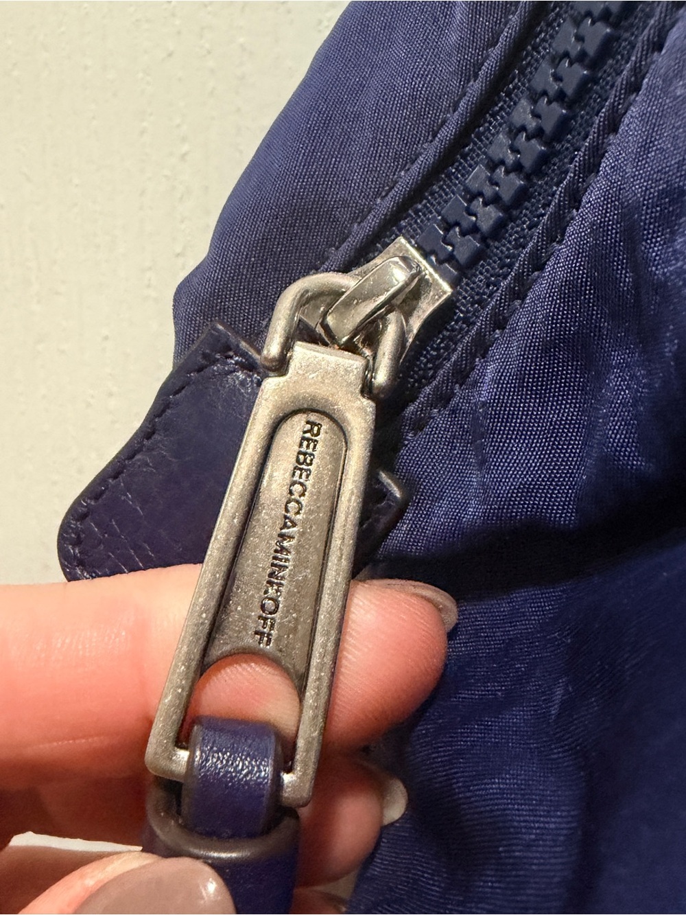 Rebecca Minkoff Navy Tote Bag NWOT - Picture 6 of 8